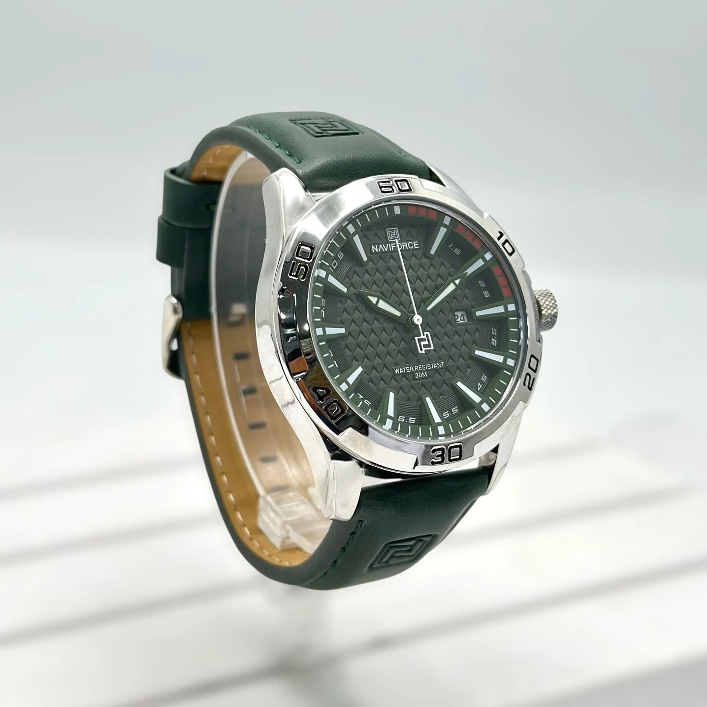 ساعة نيفي فورس جلد NF8023