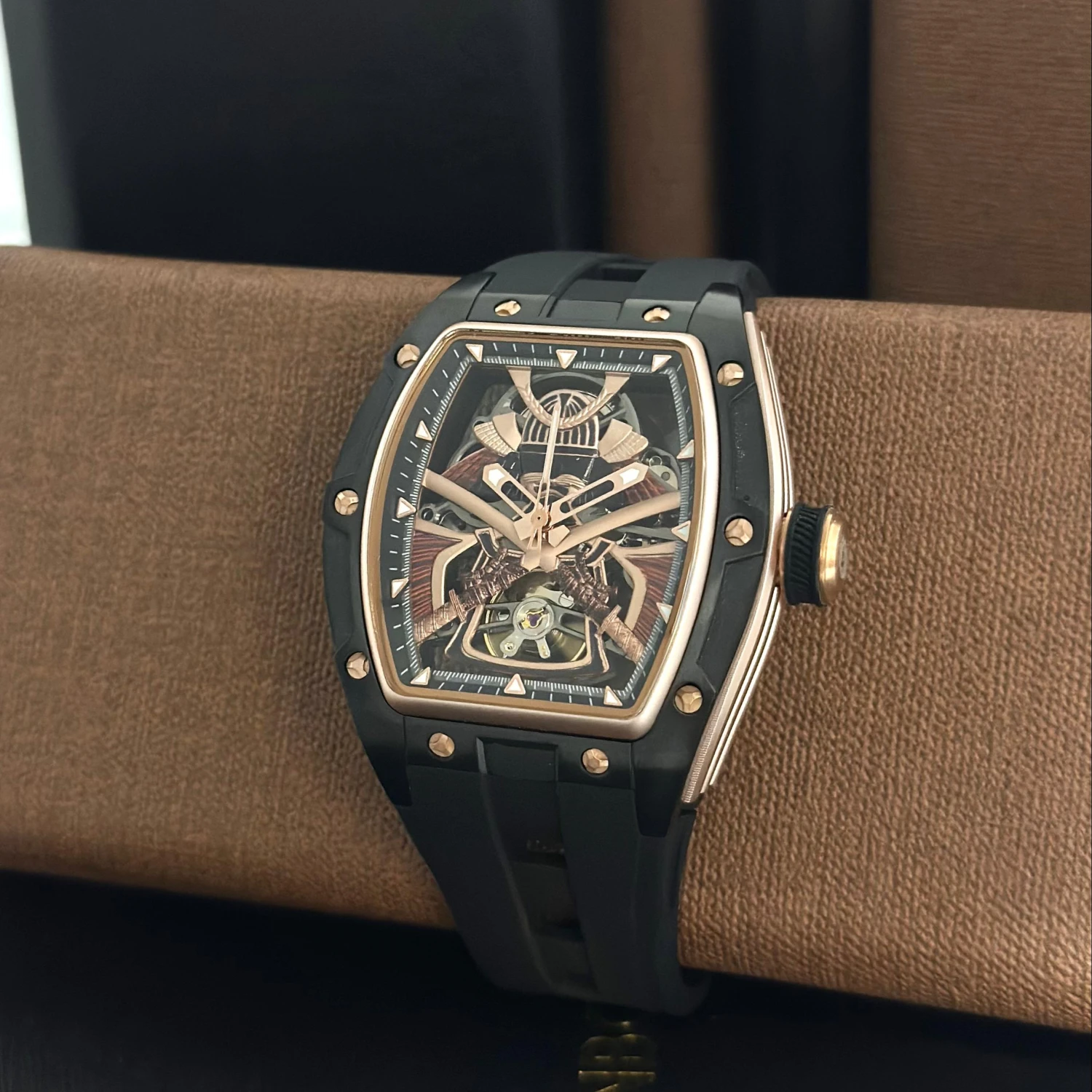 Jevelon JVM121-5B-BR Watch