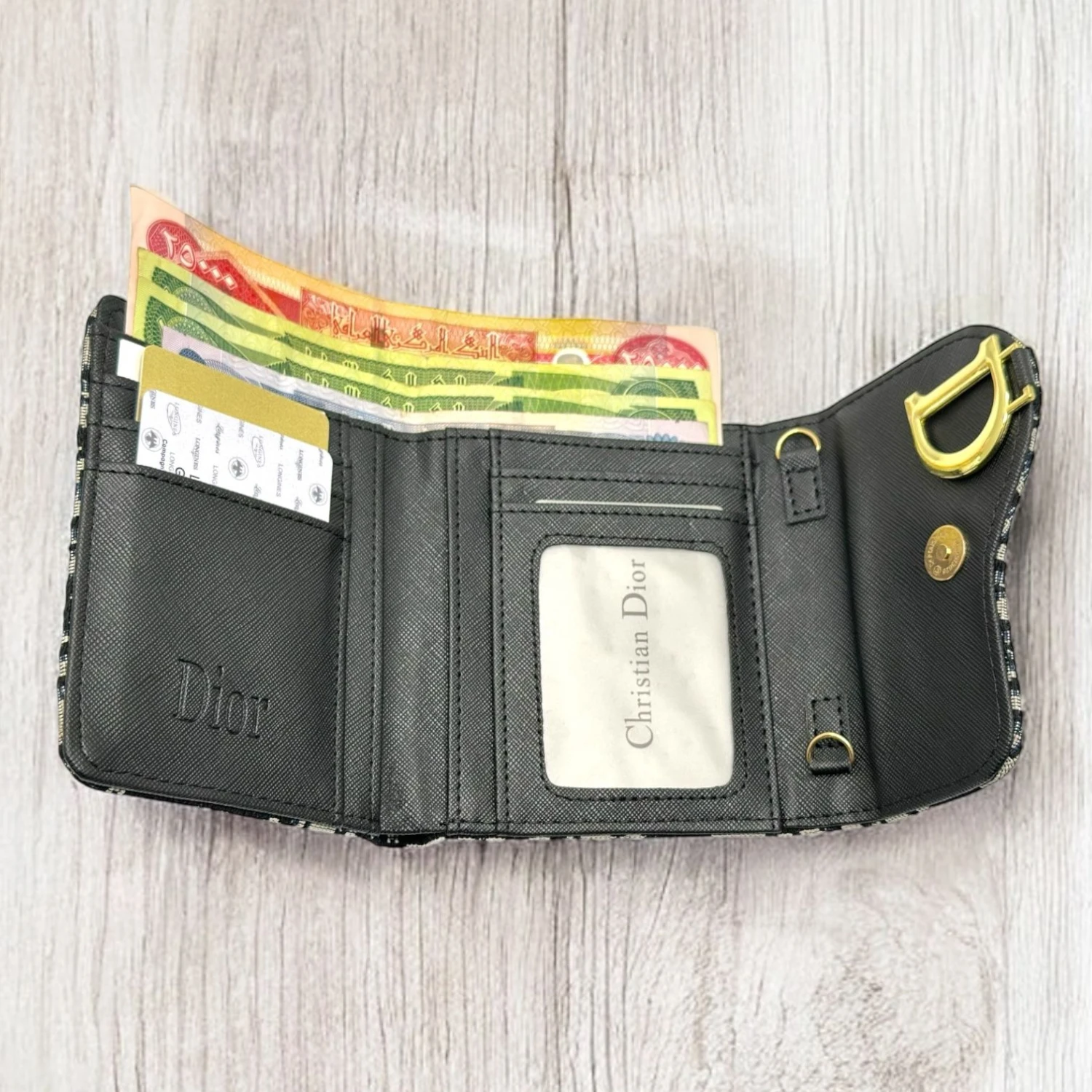 Dior Fabric Wallet 8613-4