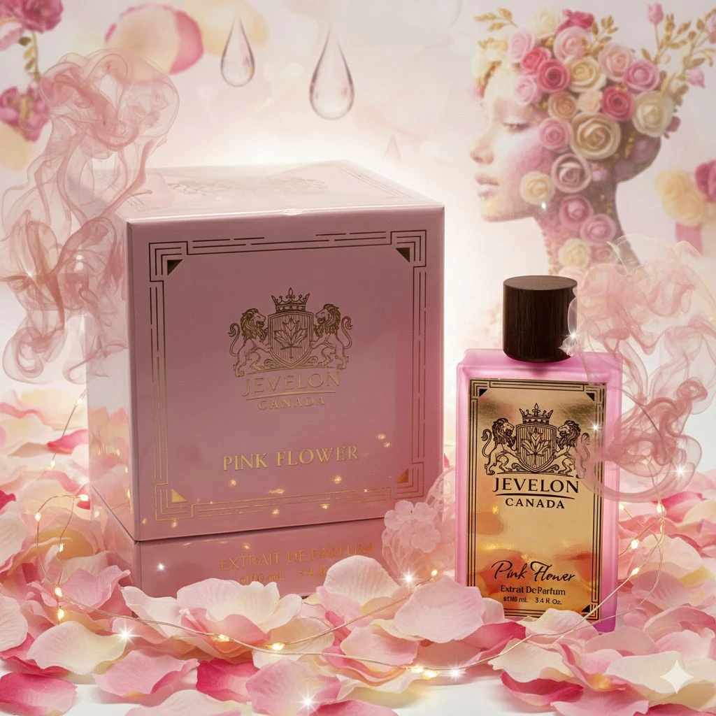 Jevelon Pink Flower Perfume