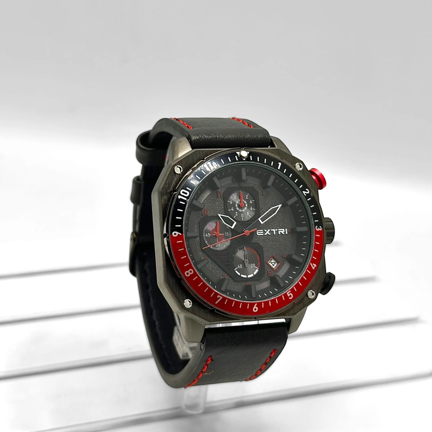 Extri Leather Watch X6073 | Alghaith Luxury Gifts Store