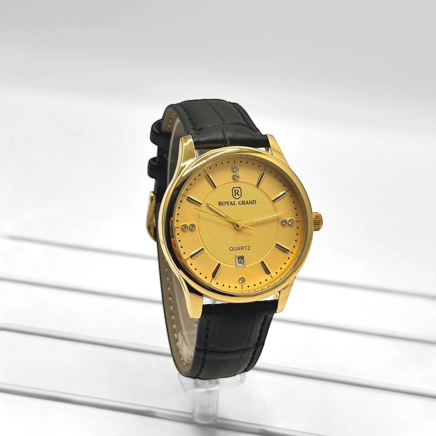 Royal Grand Leather Watch 5529