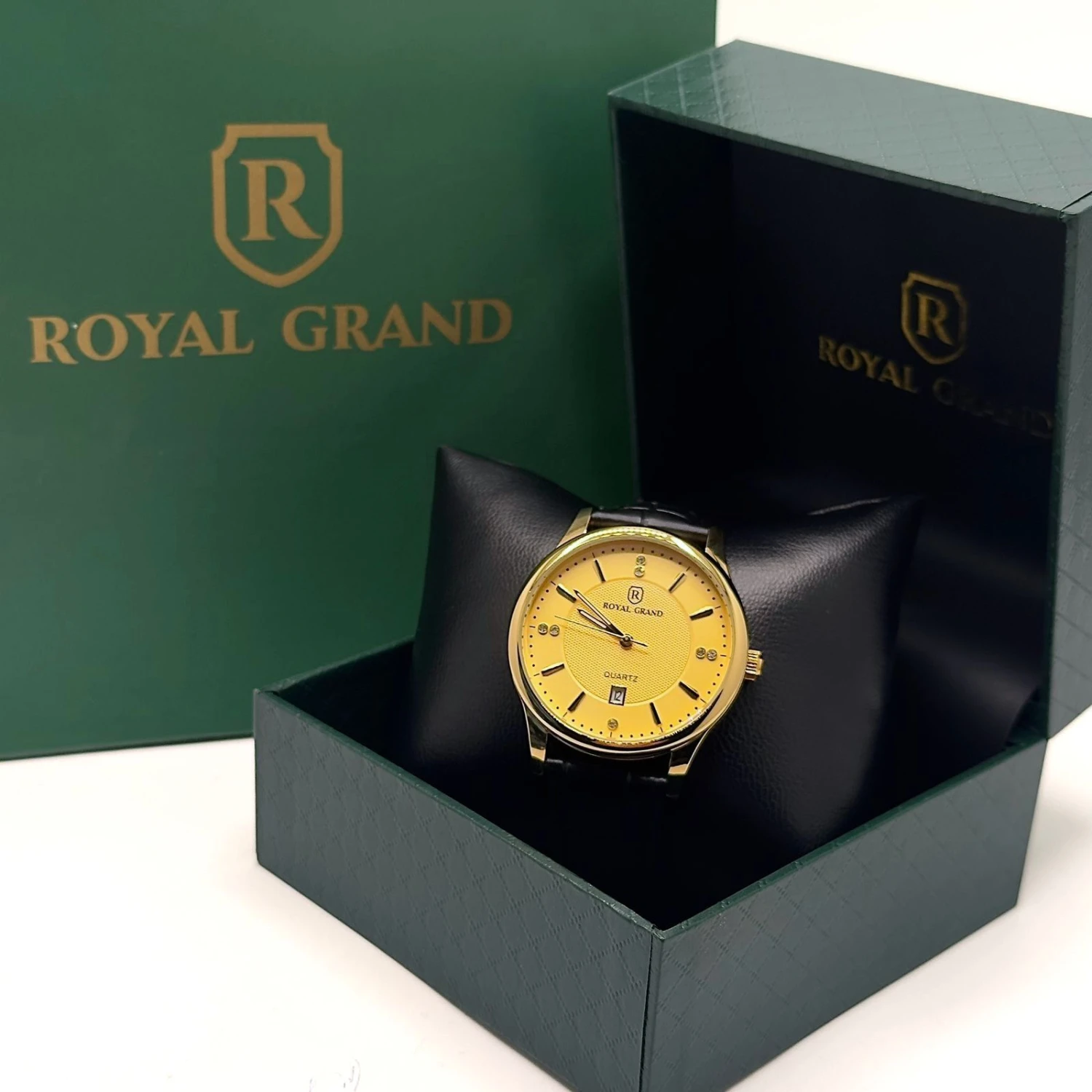 Royal Grand Leather Watch 5529