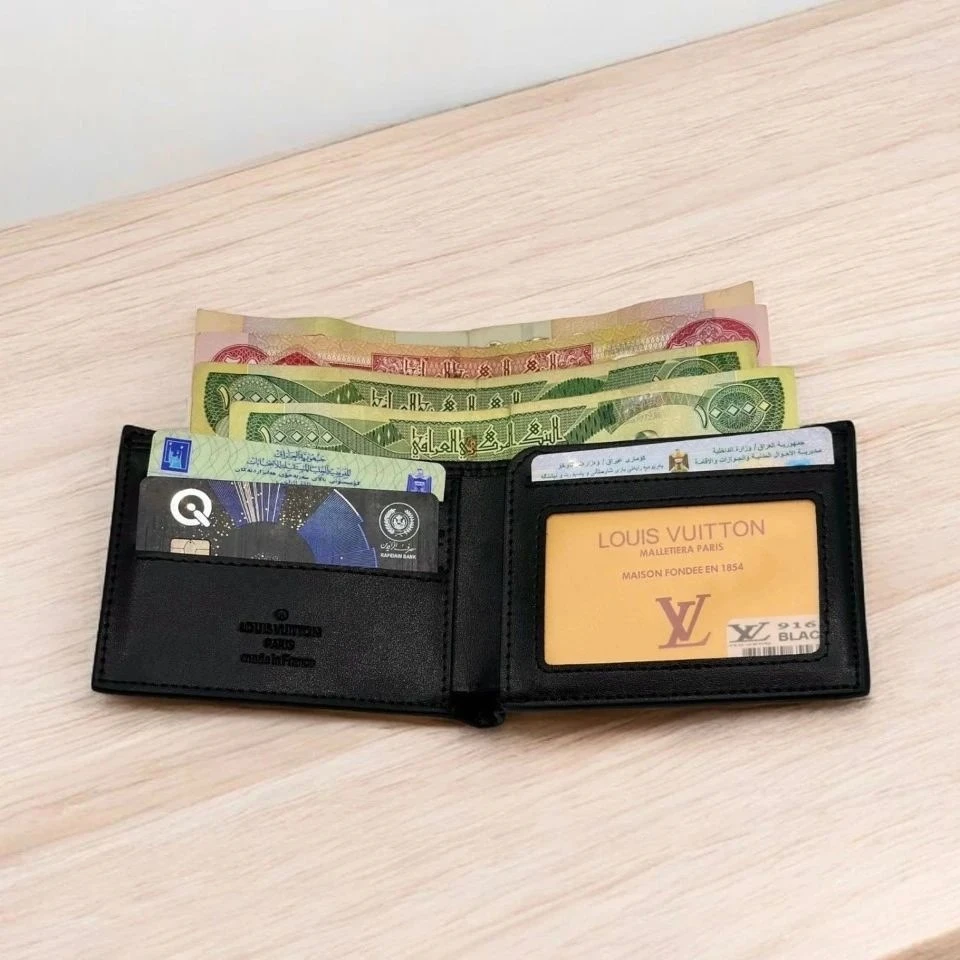 محفظة نقود جلد طبيعي لويس فيتون 9125