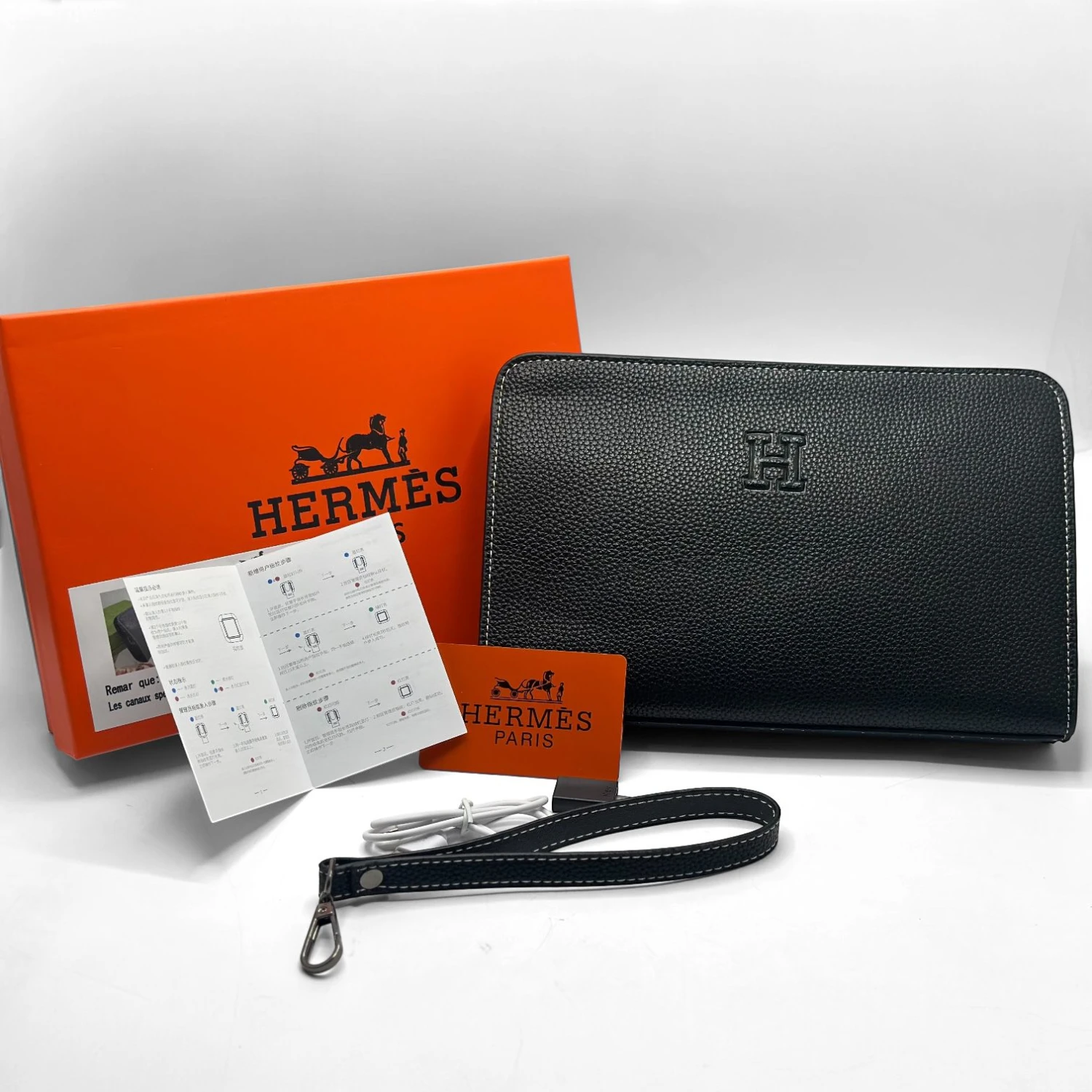 Hermes Leather Fingerprint Handbag 55660 | Alghaith Luxury Gifts Store Hermes Leather Fingerprint Handbag 55660 | Alghaith Luxury Gifts Store