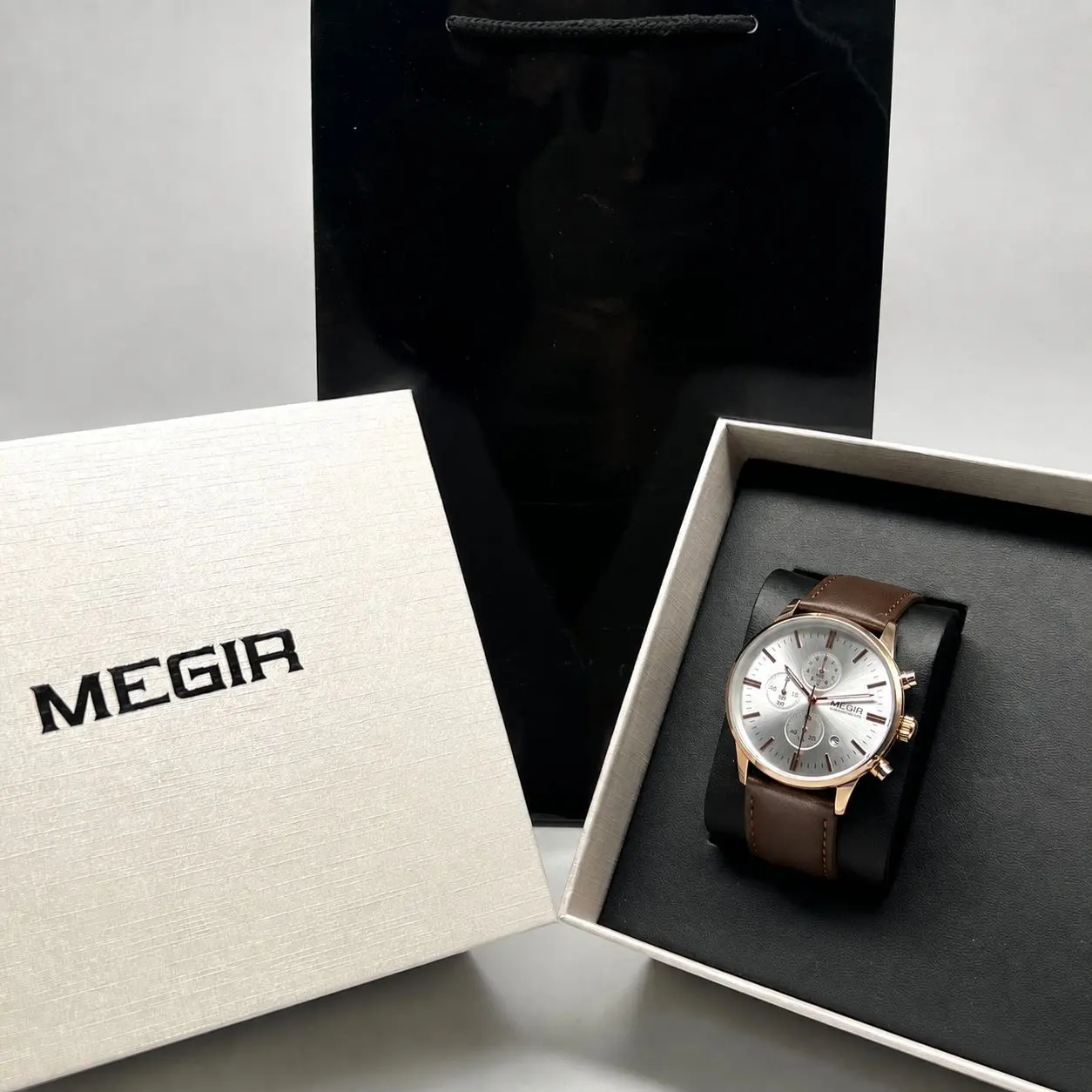 Megir Brown Watch ML2011GBN