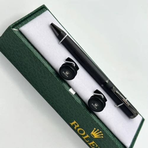 Pen and Brooches Rolex Set 002