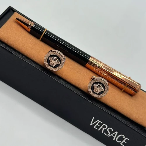 Pen and Brooches Versace Set