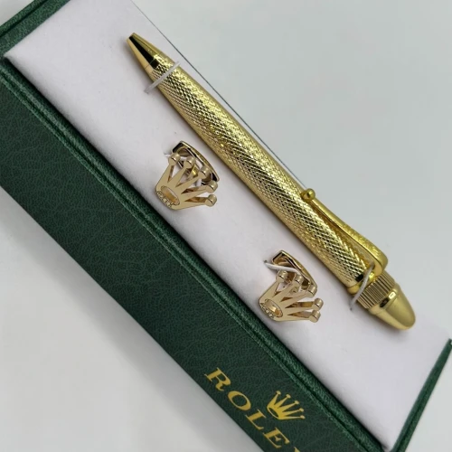 Pen and Brooches Rolex Set 003